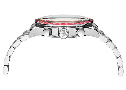 Zij aanzicht heren horloge Scotch & Soda