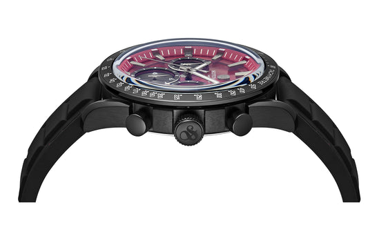 Zij aanzicht heren horloge Scotch & Soda