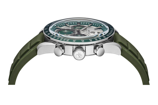 Zij aanzicht heren horloge Scotch & Soda
