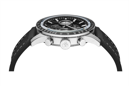 Zij aanzicht heren horloge Scotch & Soda
