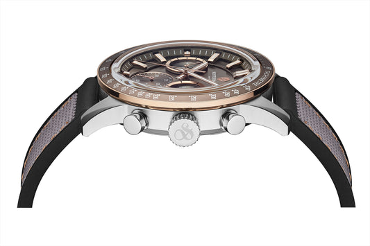Zij aanzicht heren horloge Scotch & Soda