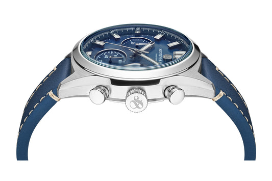 Zij aanzicht heren horloge Scotch & Soda