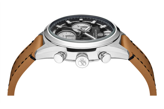 Zij aanzicht heren horloge Scotch & Soda