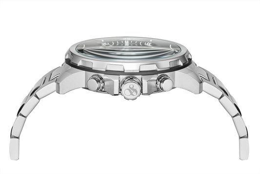 Zij aanzicht heren horloge Scotch & Soda