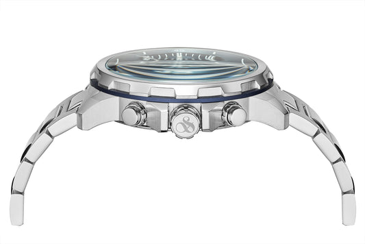 Zij aanzicht heren horloge Scotch & Soda