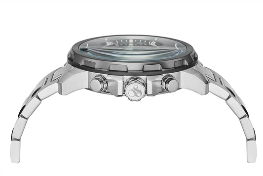 Zij aanzicht heren horloge Scotch & Soda