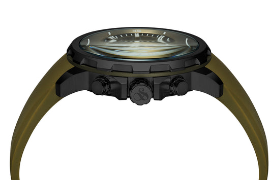 Zij aanzicht heren horloge Scotch & Soda