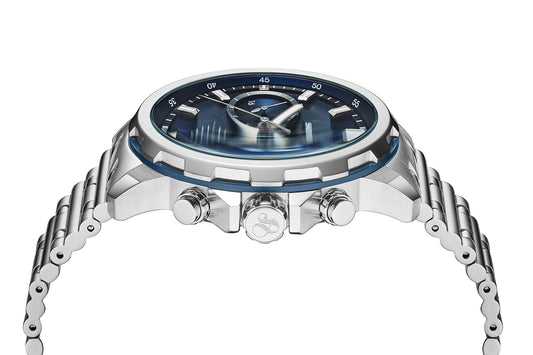 Zij aanzicht heren horloge Scotch & Soda