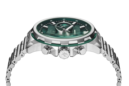 Zij aanzicht heren horloge Scotch & Soda