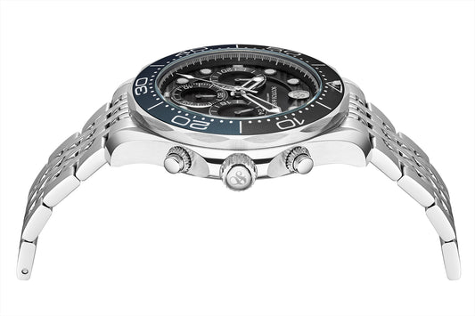 Zij aanzicht heren horloge Scotch & Soda
