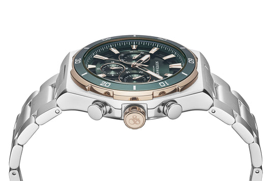 Zij aanzicht heren horloge Scotch & Soda