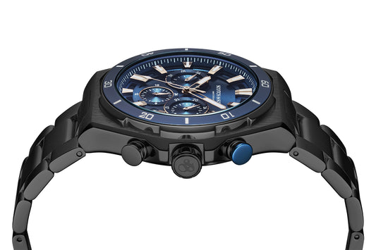 Zij aanzicht heren horloge Scotch & Soda