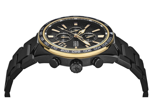 Zij aanzicht heren horloge Scotch & Soda