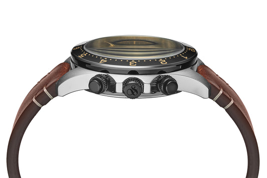 Zij aanzicht heren horloge Scotch & Soda
