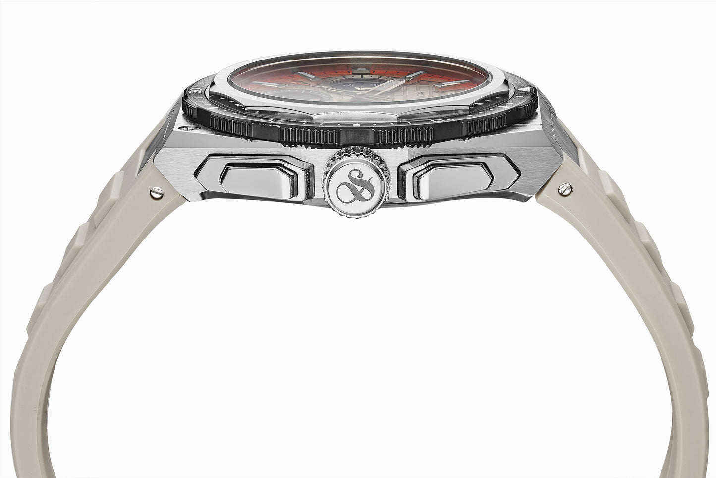 Zijaanzicht heren horloge Scotch & Soda
