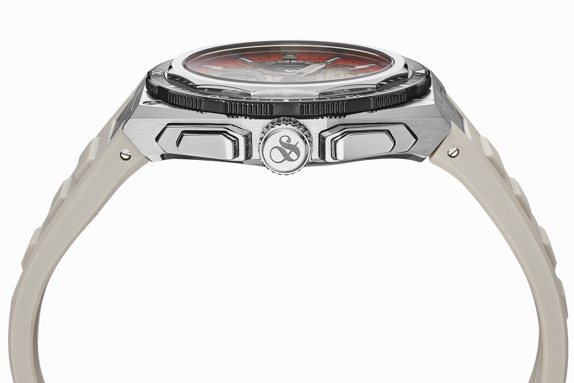 Zijaanzicht heren horloge Scotch & Soda