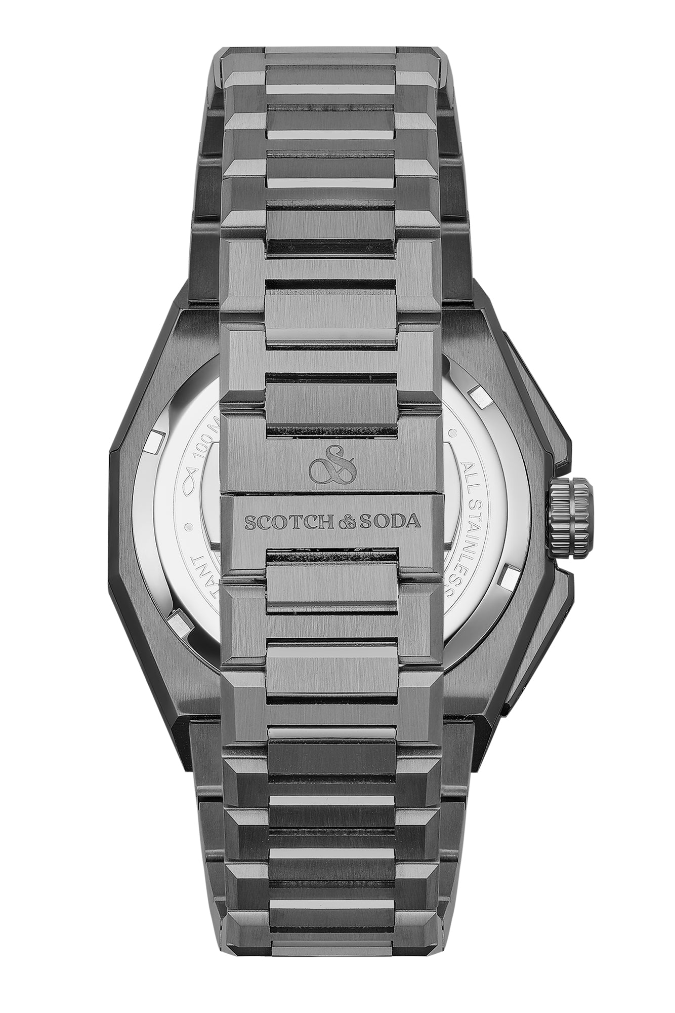 Achter aanzicht heren horloge Scotch & Soda