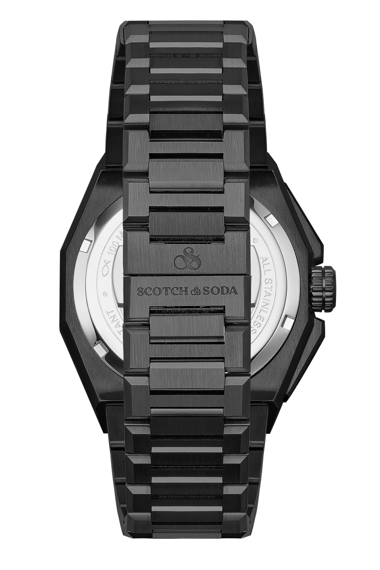 Achter aanzicht heren horloge Scotch & Soda