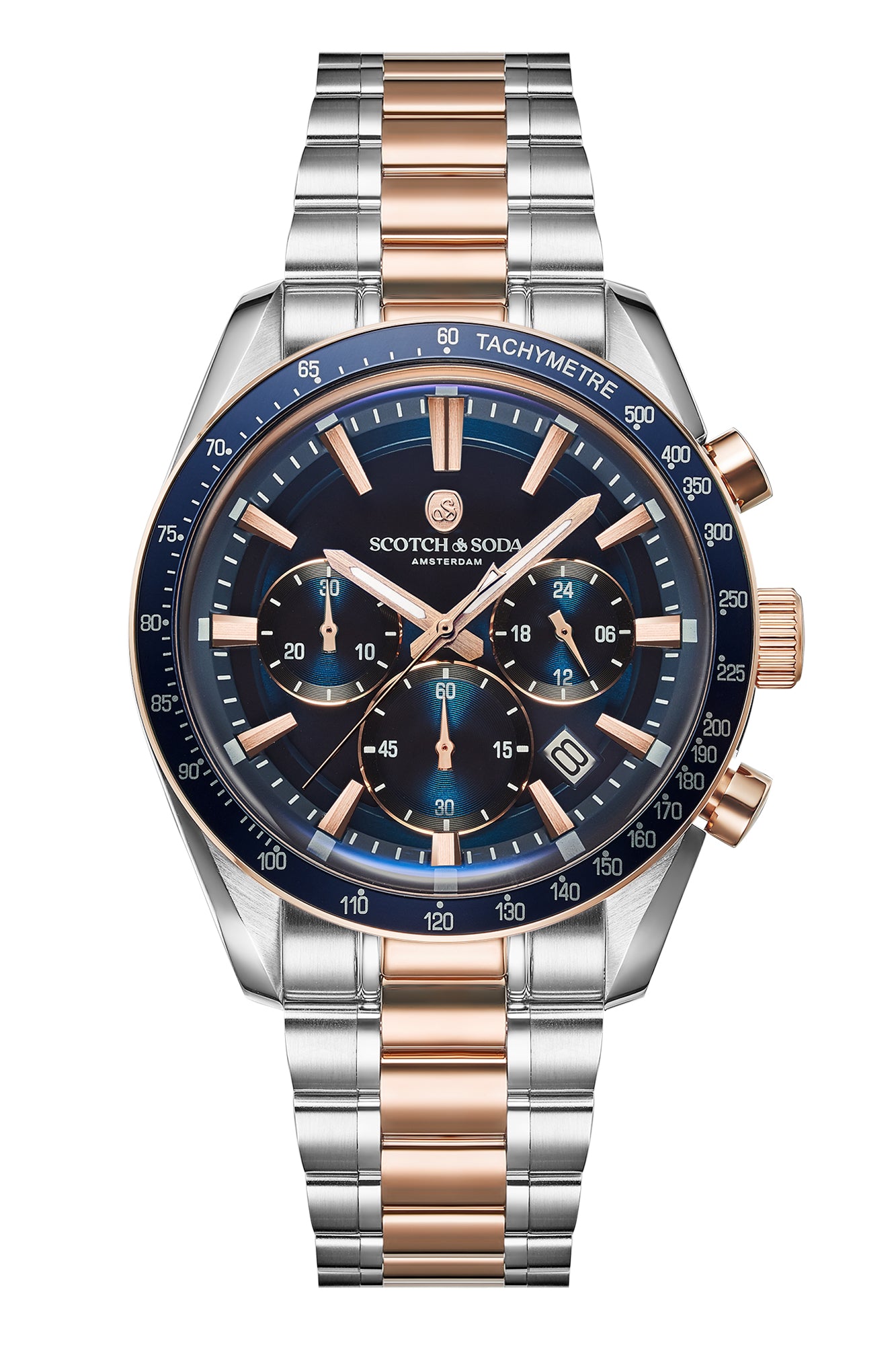 Voor aanzicht heren horloge Scotch & Soda