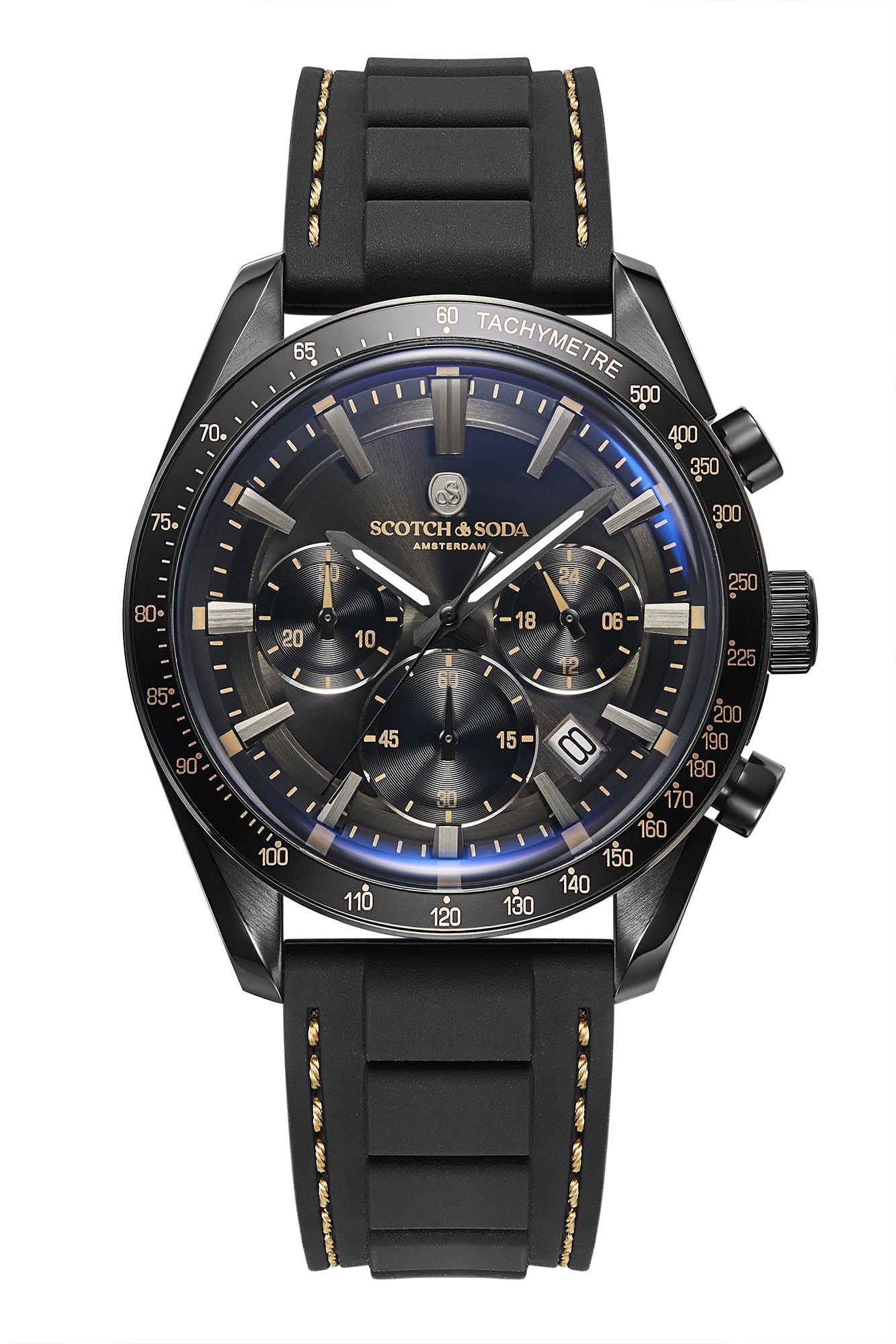 Voor aanzicht heren horloge Scotch & Soda