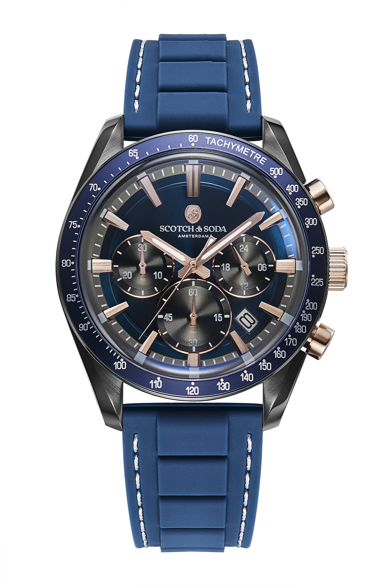 Voor aanzicht heren horloge Scotch & Soda