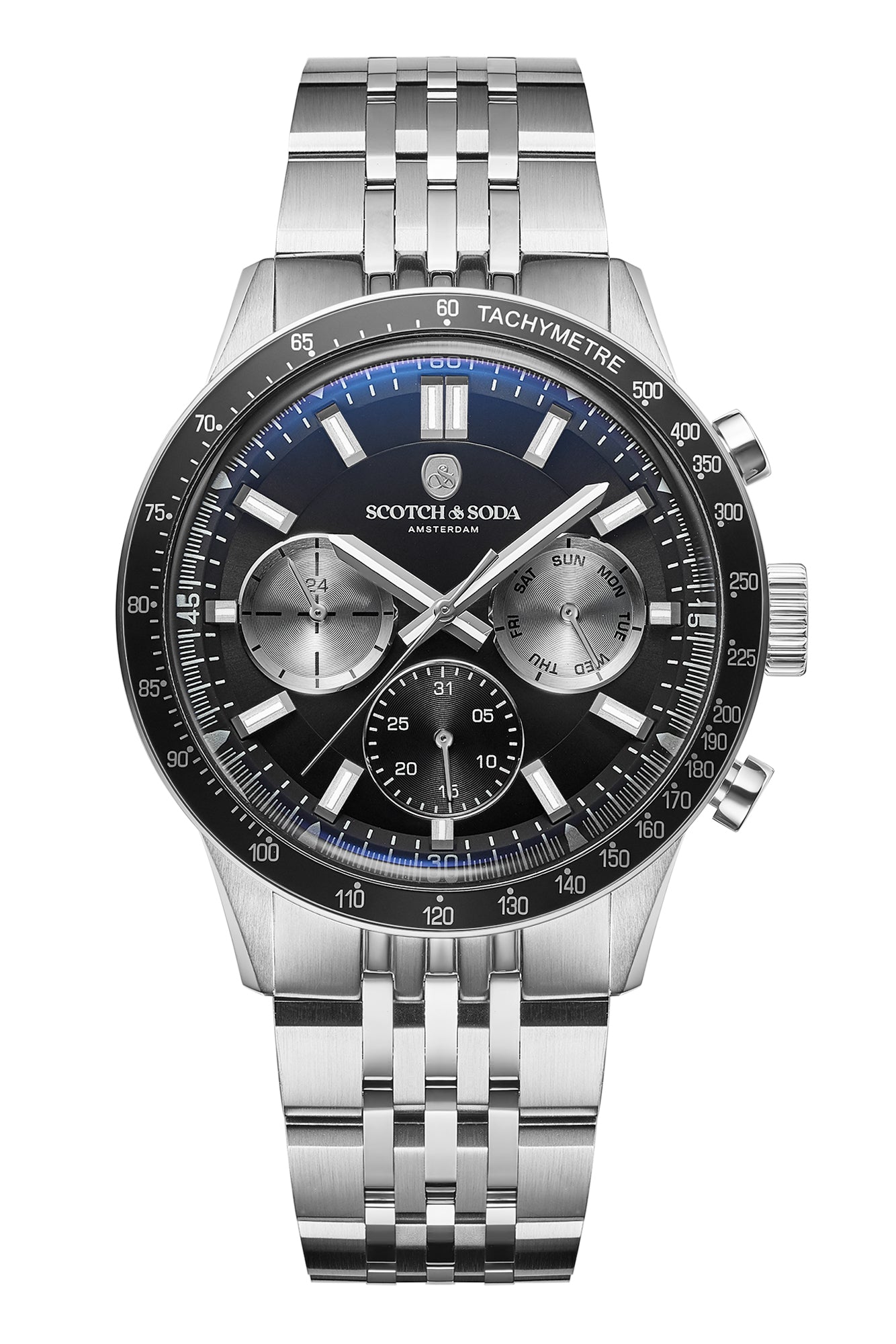 Voor aanzicht heren horloge Scotch & Soda