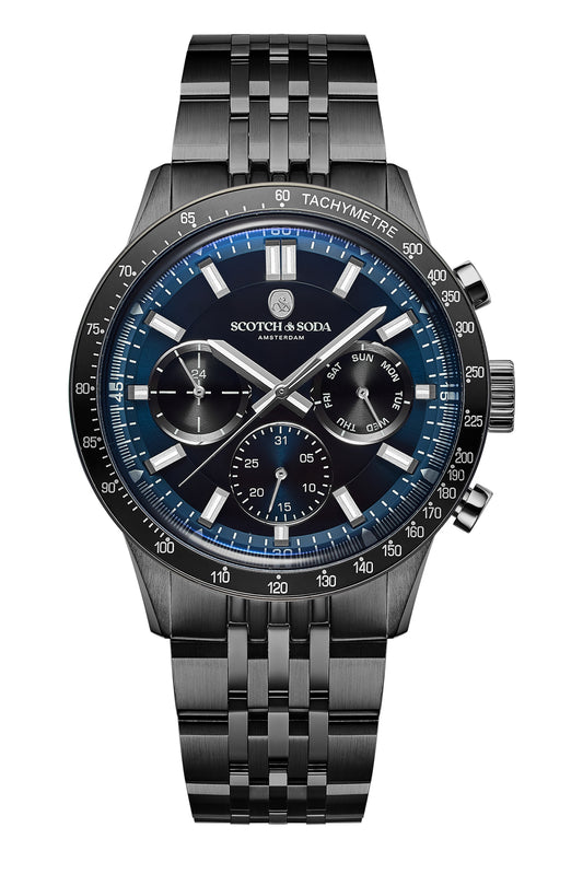 Voor aanzicht heren horloge Scotch & Soda