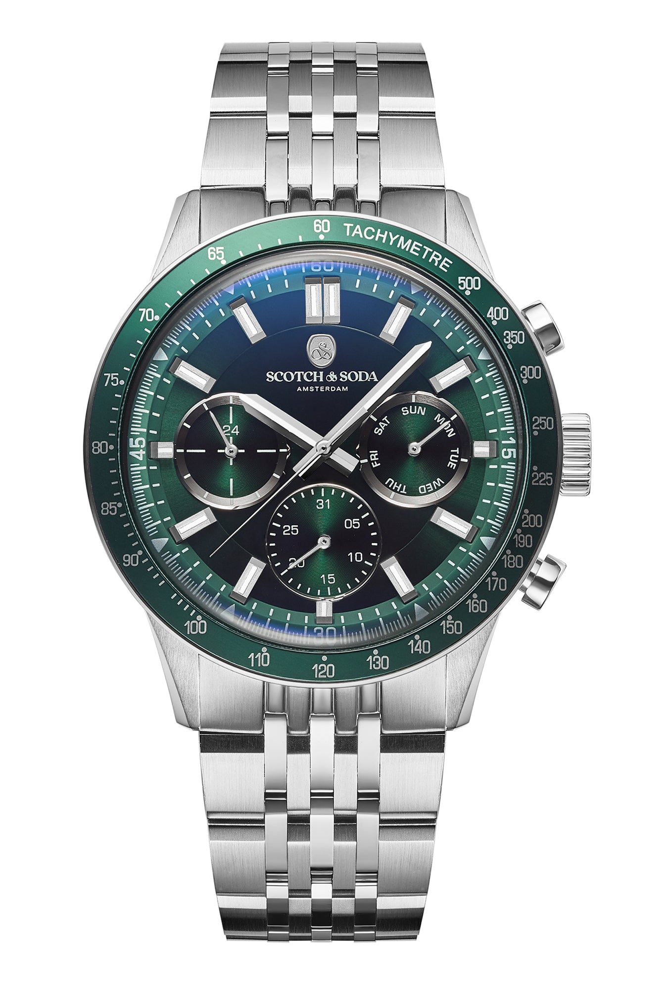 Voor aanzicht heren horloge Scotch & Soda