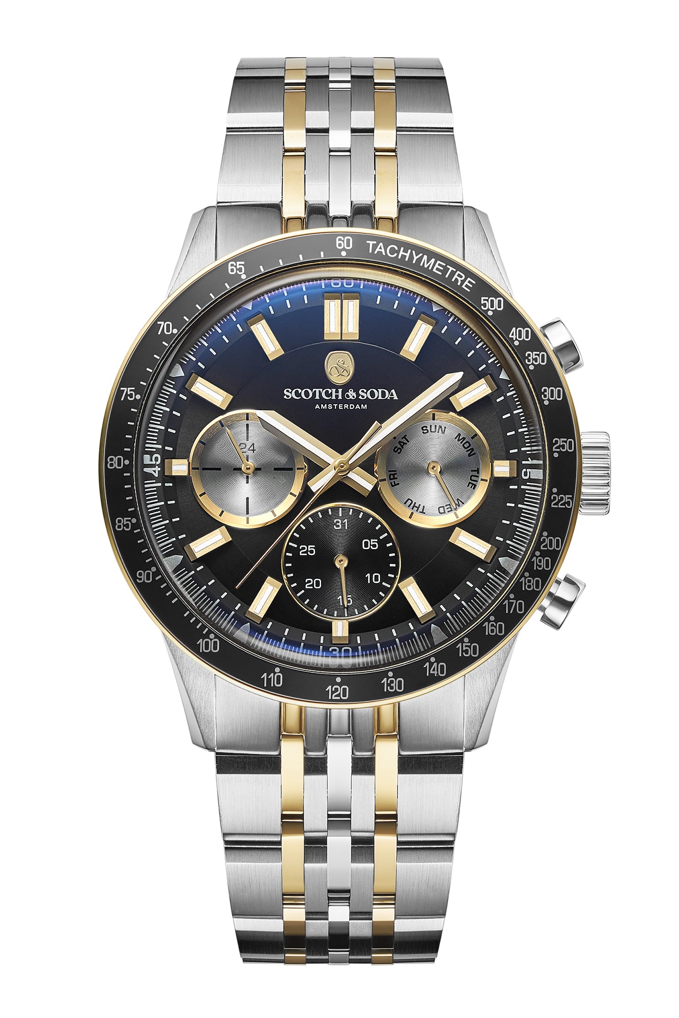 Voor aanzicht heren horloge Scotch & Soda