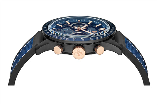 Zij aanzicht heren horloge Scotch & Soda