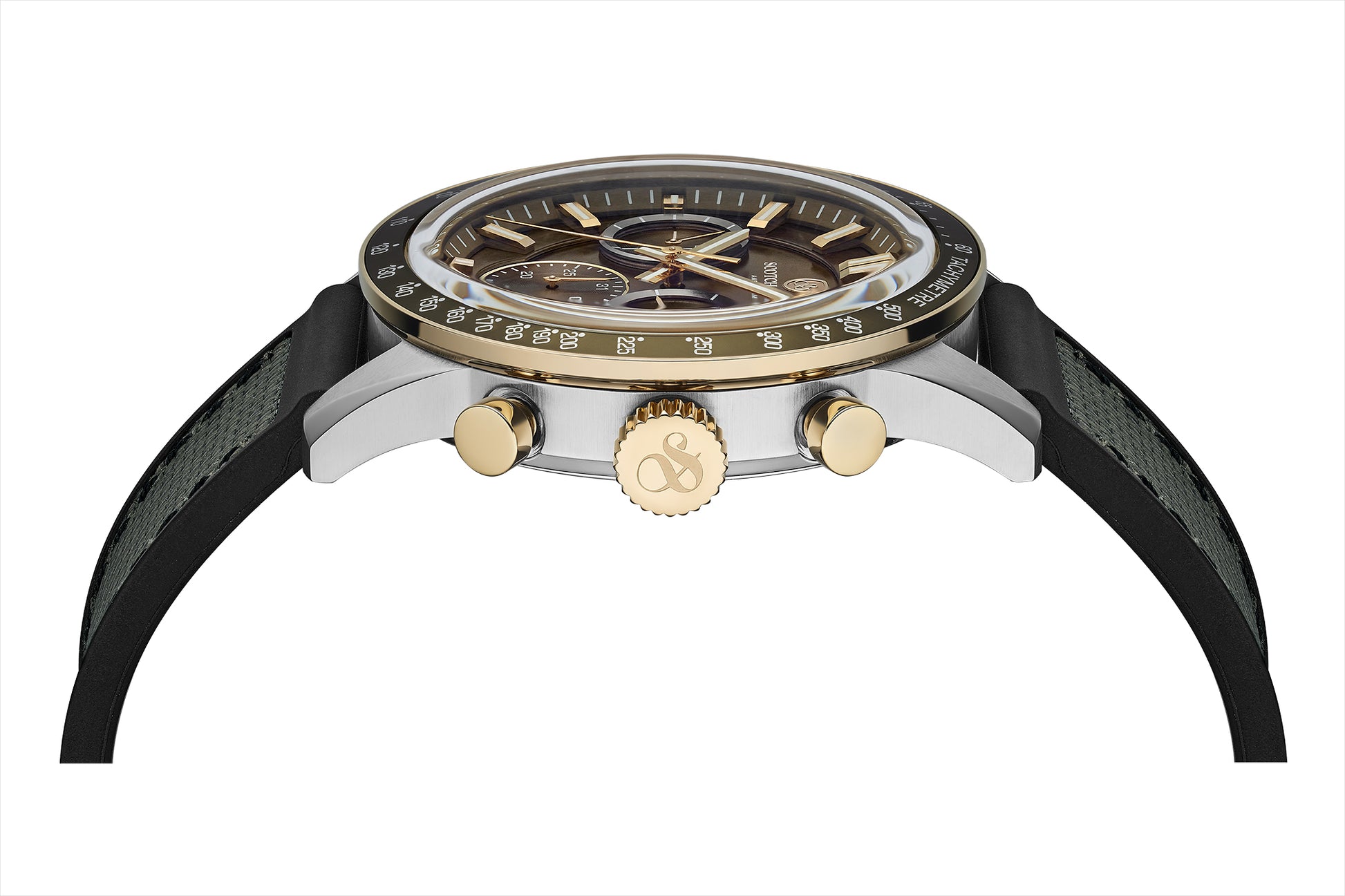 Zij aanzicht heren horloge Scotch & Soda