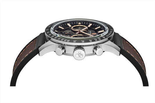 Zij aanzicht heren horloge Scotch & Soda