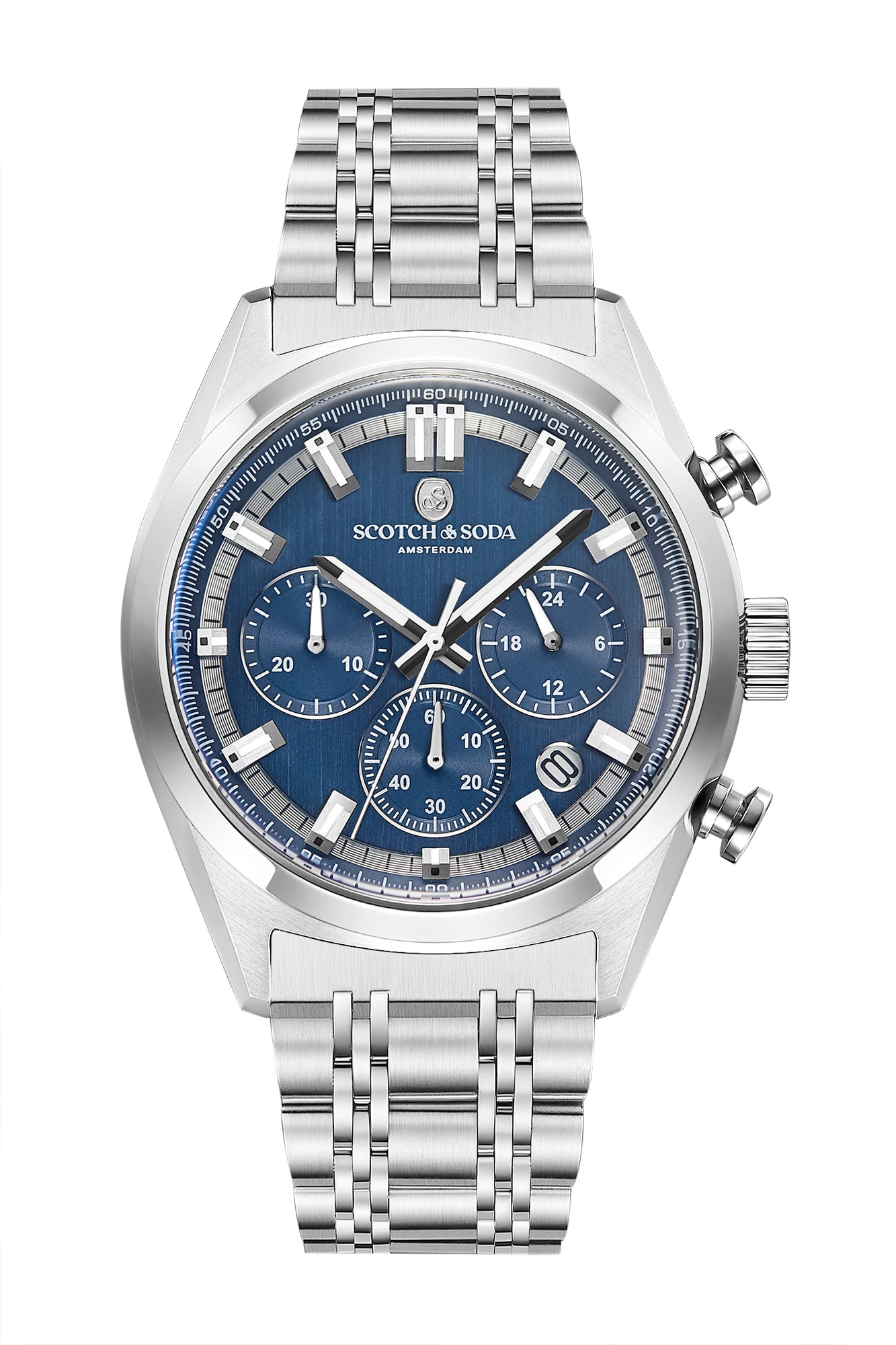 Voor aanzicht heren horloge Scotch & Soda
