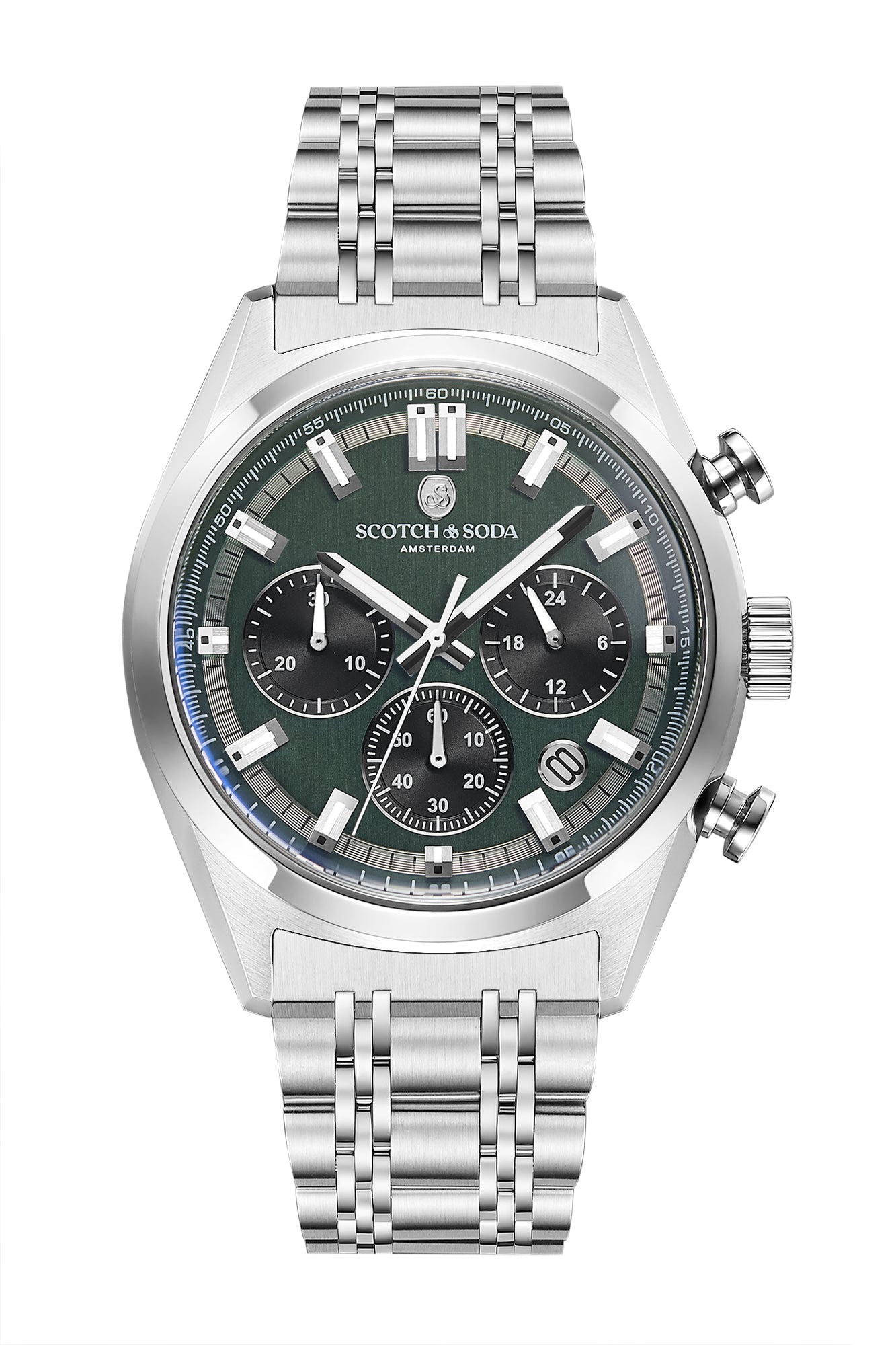 Voor aanzicht heren horloge Scotch & Soda