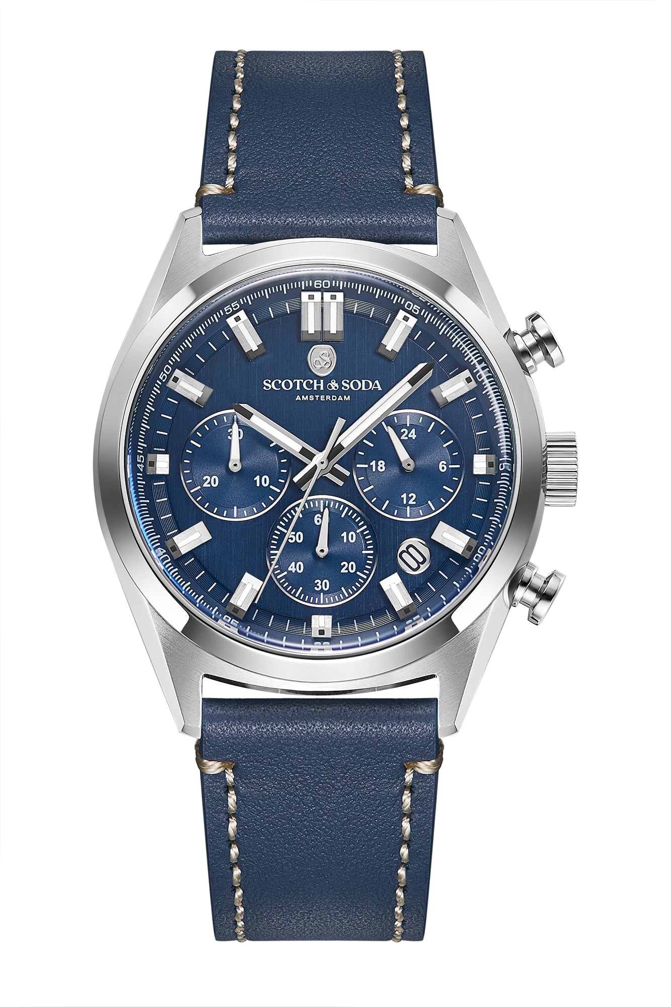 Voor aanzicht heren horloge Scotch & Soda