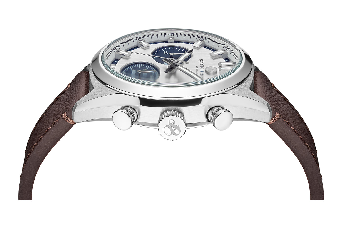 Voor aanzicht heren horloge Scotch & Soda