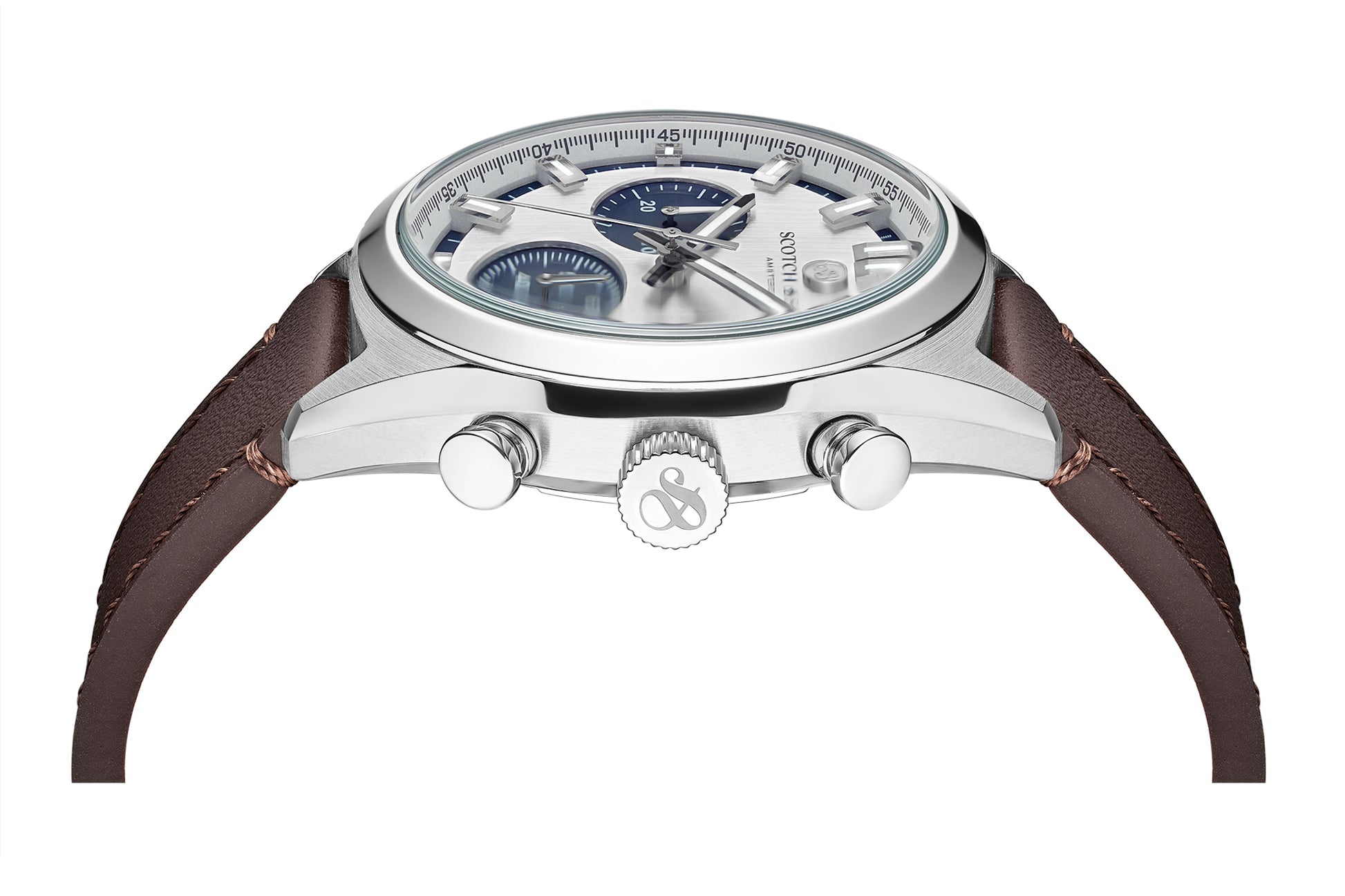 Voor aanzicht heren horloge Scotch & Soda