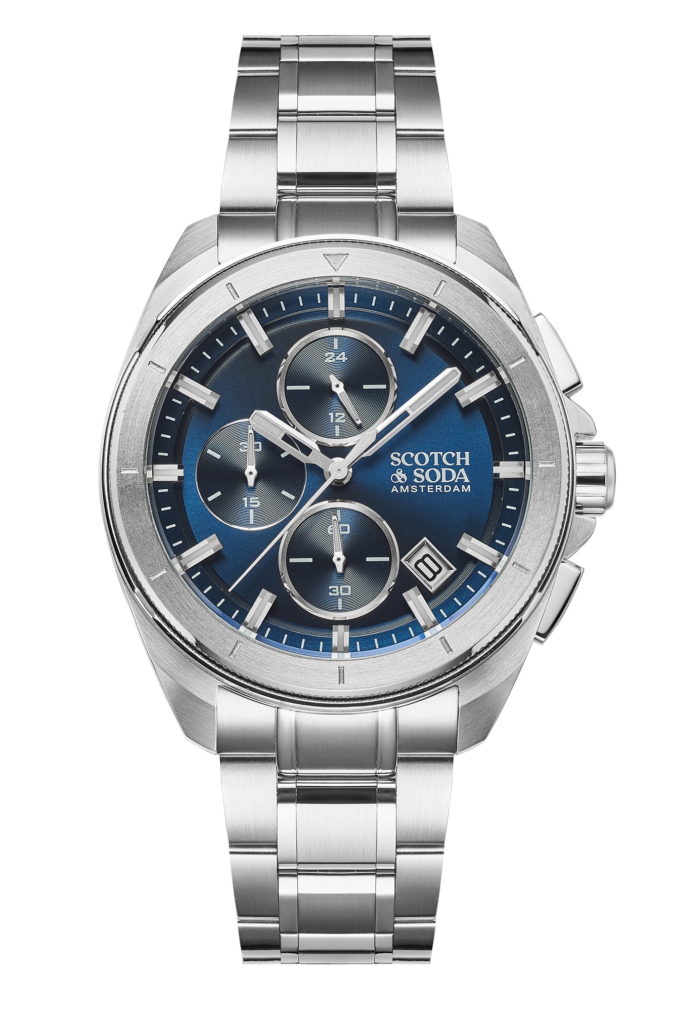 Voor aanzicht heren horloge Scotch & Soda