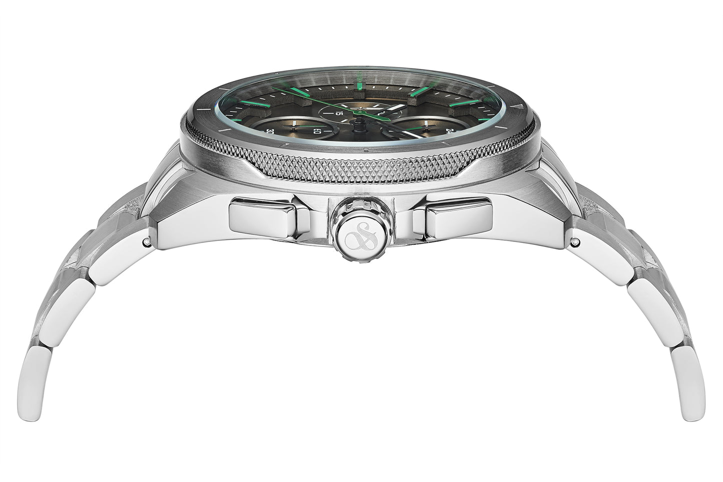 Zij aanzicht heren horloge Scotch & Soda