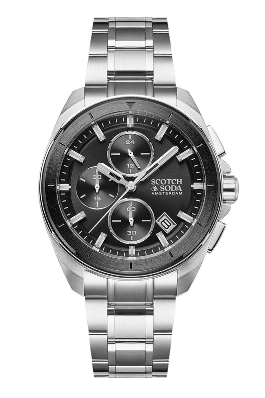 Voor aanzicht heren horloge Scotch & Soda