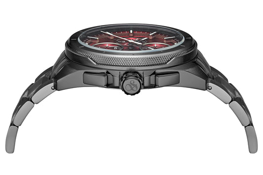 Zij aanzicht heren horloge Scotch & Soda