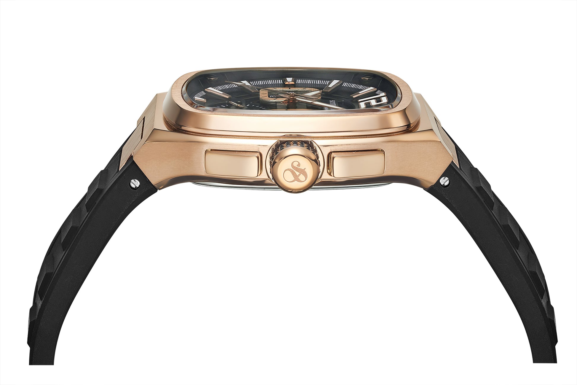 Zij aanzicht heren horloge Scotch & Soda
