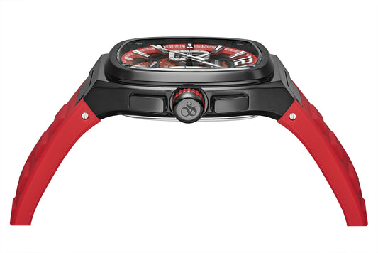 Zij aanzicht heren horloge Scotch & Soda