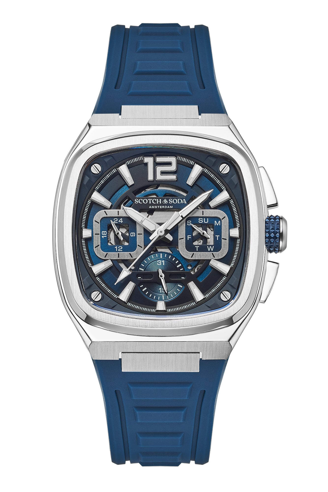 Voor aanzicht heren horloge Scotch & Soda