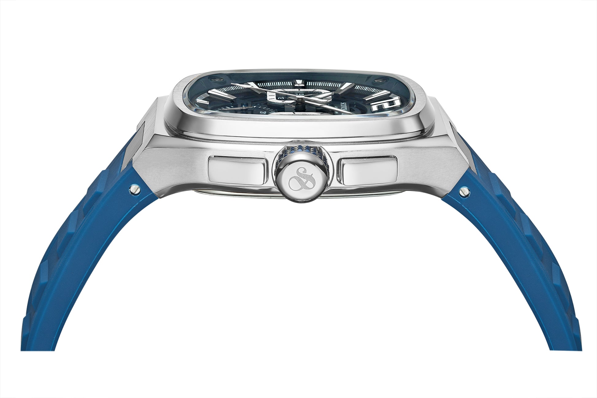 Zij aanzicht heren horloge Scotch & Soda
