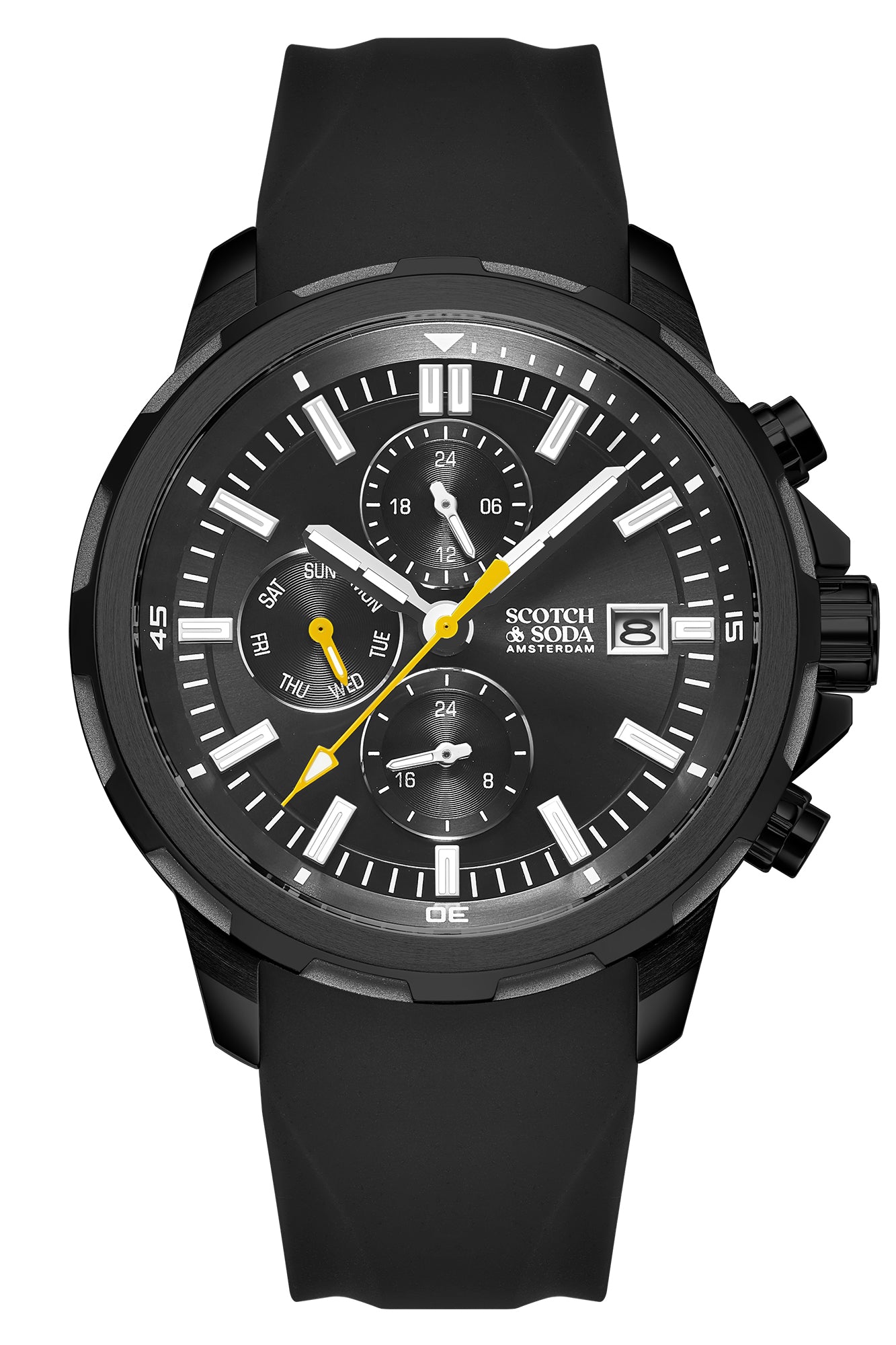 Voor aanzicht heren horloge Scotch & Soda