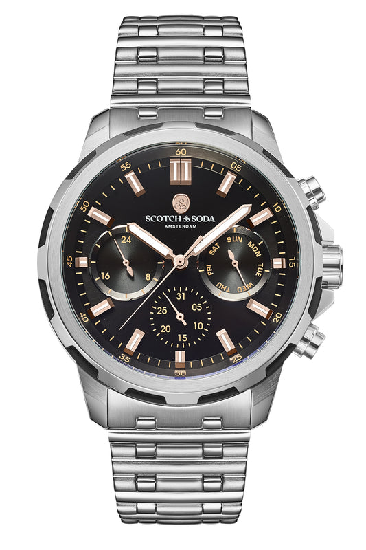 Voor aanzicht heren horloge Scotch & Soda