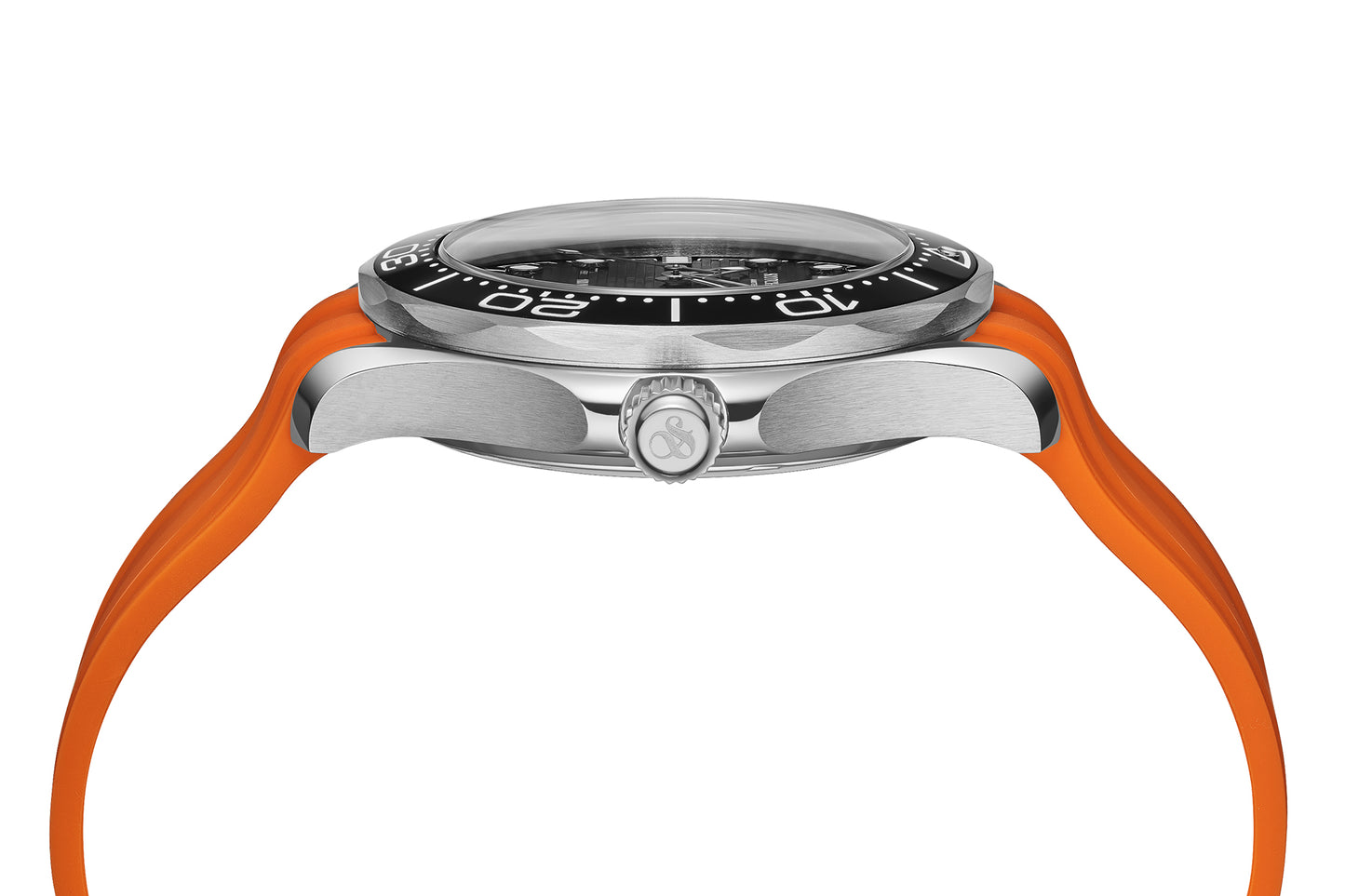 Zij aanzicht heren horloge Scotch & Soda