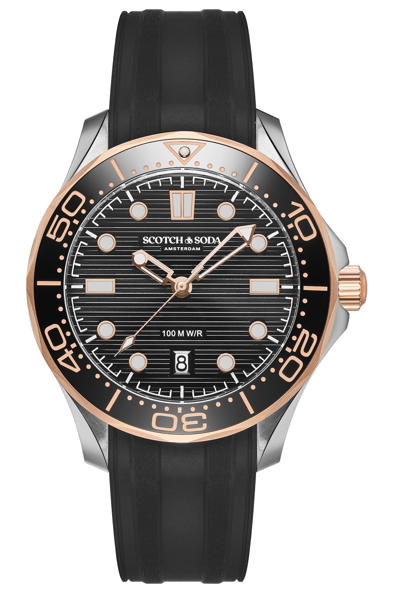 Voor aanzicht heren horloge Scotch & Soda