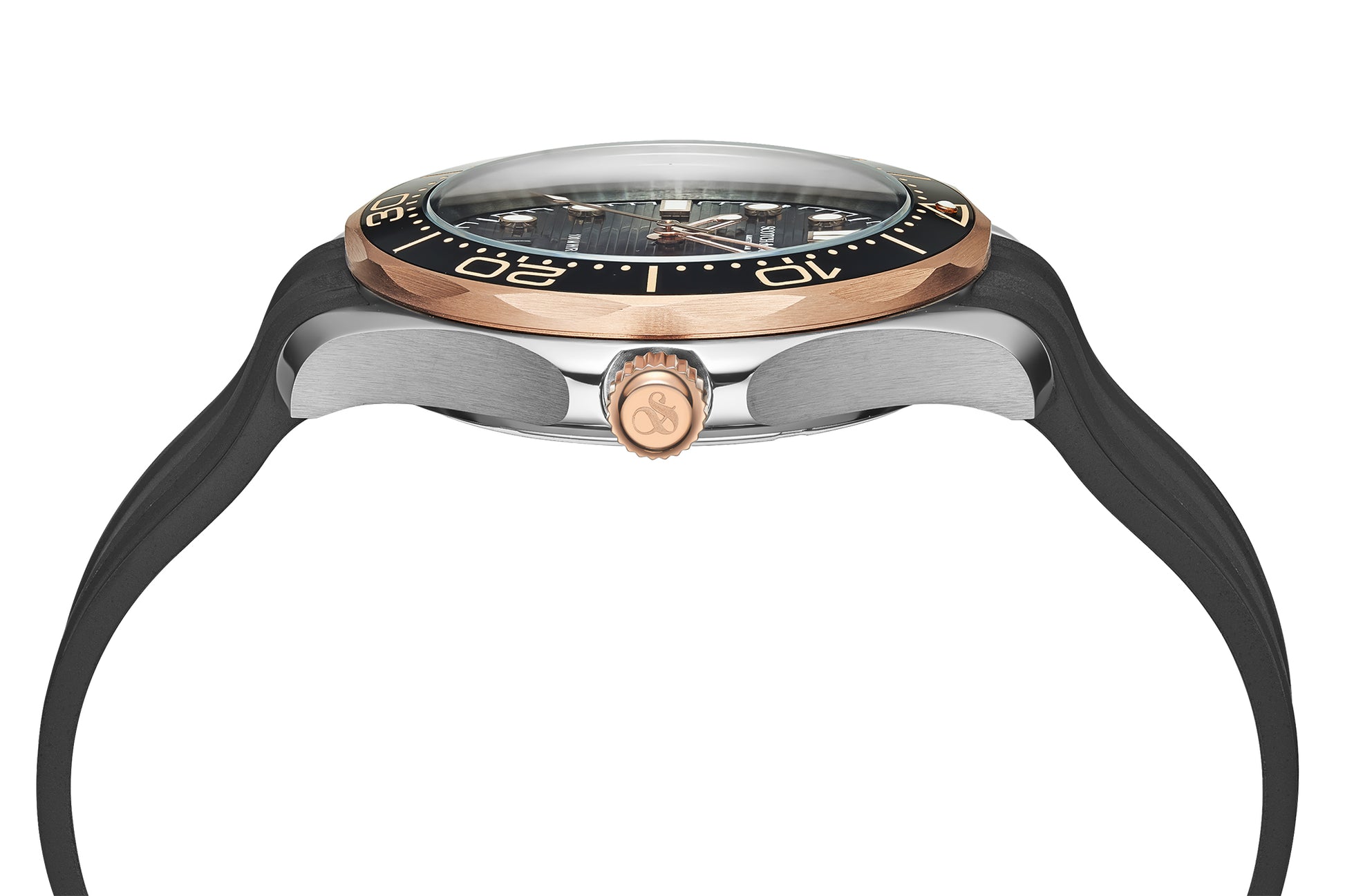 Zij aanzicht heren horloge Scotch & Soda